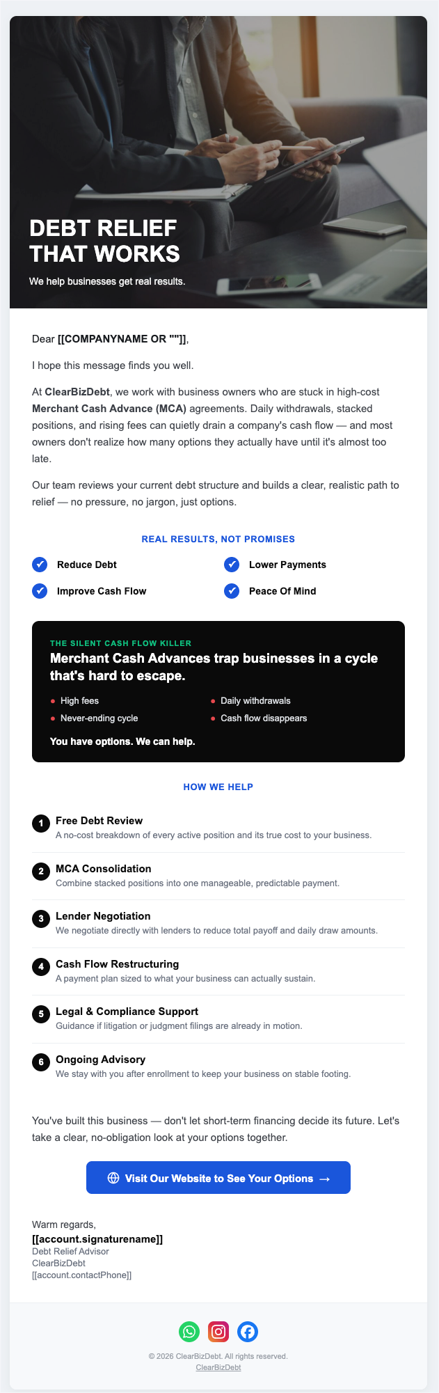 Email marketing template 3